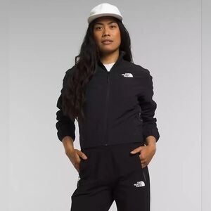 Northface women’s Women’s Tekware™ Grid Full-Zip Jacket- L Black Crop